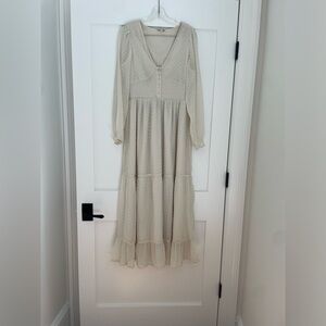 Women’s white midi dress